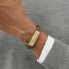 Hugo Boss Madinga vyriška odinė apyrankė Lander 1580746M