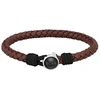 Hugo Boss Madinga juoda odinė apyrankė „Classic 1580467“