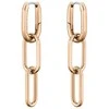 Hugo Boss Auksuoti 2 viename kabantys auskarai Tessa 1580202