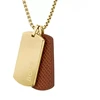 Hugo Boss Gold Plated Necklace Military Badges Devon 1580835