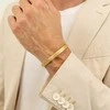 Hugo Boss Auksuota vientisa vyriška apyrankė 1580672