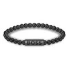 Hugo Boss Juoda apyrankė su karoliukais Sphere 1580659