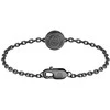 Hugo Boss Juodas steel bracelet Double B 1580764M