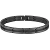 Hugo Boss Juodas steel bracelet for men Brooks 1580804