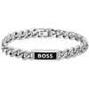 Hugo Boss Vyriška plieninė apyrankė Kassy Emblem 1580679