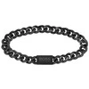 Hugo Boss Modern Juodas Steel Chain Link Bracelet 1580145
