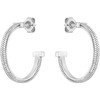 Hugo Boss BOSS Jewelry 1580482. Auskarai, spalva: rutulys. Moteriški.