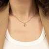 Hugo Boss Originalus moteriškas paauksuotas karoliai Double B 1580747