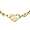 Hugo Boss Romantic auksinis plated bracelet for women Dinya 1580419