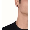 Hugo Boss Stilingi juodi auskarai Yann 1580474