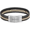 Hugo Boss Biżuteria BOSS 1580423. Bransoletka, Kolor juoda. Mężczyzna.