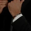 Hugo Boss Stilinga odinė apyrankė Ares Single 1580623