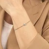 Hugo Boss Stilinga plieninė apyrankė moterims Double B 1580748