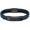 Hugo Boss tamsiai mėlyna odinė apyrankė Lander 1580179M