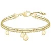Hugo Boss Triple auksinis-plated bracelet for women Selena 1580768