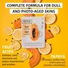 Iroha PAPAYA PEELING AHA tissue facial mask 1 u
