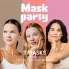 „Iroha Nature“ kaukių vakarėlių rinkinys, 3 dalys