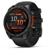 Išmanusis laikrodis Garmin Fenix 8 – 47 mm, AMOLED Skalūno pilkos spavos korpusas su juodu silikono dirželiu