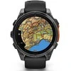 Išmanusis laikrodis Garmin Fenix 8 – 47 mm, AMOLED Skalūno pilkos spavos korpusas su juodu silikono dirželiu