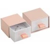 Jk Box Rausvos spalvos papuošalų dėžutė DE-3 / A5 / A1