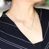 JVD Elegantiškas auksu dengtas karoliai su tikrais perlais SSSN0006XI9GP45