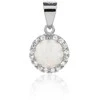 JVD Elegantiškas sidabrinių papuošalų rinkinys SVLS0121SJ6O100 (pakabukas, auskarai)