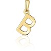 JVD Minimalist auksinis-plated letter "B" pendant SVLP0948XH2GO0B