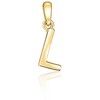 JVD Minimalist auksinis-plated letter "L" pendant SVLP0948XH2GO0L