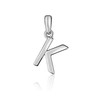 JVD Minimalist sidabrinis letter "K" pendant SVLP0948XH2000K
