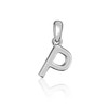 JVD Minimalist sidabrinis letter "P" pendant SVLP0948XH2000P
