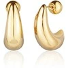 JVD Originalūs auksu dengti Tear Drop auskarai SSSE0158X20GO00