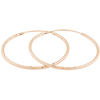 JVD Rožinė auksinis plated earrings rings SVLE0215XD5RO