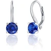 JVD Sidabrinis earrings with mėlynas zircons SVLE0503XF3M108