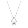 JVD Nesenstantis sidabro karoliai moterims Tear Drop SVLN0511XK20045