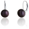 Jwl Luxury Pearls Auskarai su tikro mėlyno perlo metalo JL0057