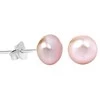 Jwl Luxury Pearls Auskarai su tikru rožiniu perlu JL0289