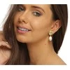 Jwl Luxury Pearls Gražūs paauksuoti auskarai su tikrais baroko perlais JL0724