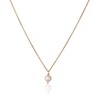 Jwl Luxury Pearls Gražus paauksuotas karoliai su tikru baltu perlu JL0679
