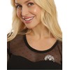 Jwl Luxury Pearls Graži perlinė sagė Plunksna JL0699
