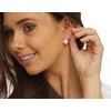 Jwl Luxury Pearls Gražūs sidabriniai auskarai su tikrais perlais JL0718