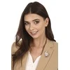 Jwl Luxury Pearls Žavi angelo sagė su perlu ir kristalais JL0823