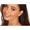 Jwl Luxury Pearls Žavūs auskarai su tikrais upės perlais Gėlės JL0774
