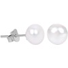 Jwl Luxury Pearls 3 porų perlinių auskarų rinkinys su nuolaida - balta, lašiša, violetinė JL0426