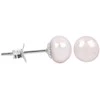 Jwl Luxury Pearls Auskarai su tikru rožiniu perlu JL0289
