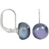 Jwl Luxury Pearls Auskarai su tikro mėlyno perlo metalo JL0057