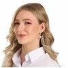 Jwl Luxury Pearls Elegantiški paauksuoti auskarai su perlais JL0856
