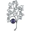 Jwl Luxury Pearls Elegantiška sagė su tamsiu perlu JL0867