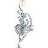 Jwl Luxury Pearls Elegantiška šokėjos sagė su tikrais perlais JL0875