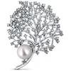 Jwl Luxury Pearls Elegantiška perlinė sagė su cirkoniais JL0791