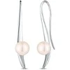 Jwl Luxury Pearls Elegantiški sidabriniai auskarai su perlais JL0857